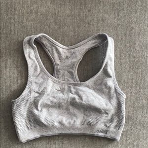 Grey sports bra, size S